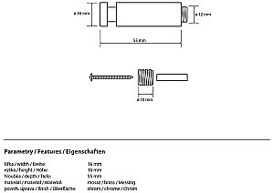 Крючок Bemeta Omega 104506082 купить в интернет-магазине сантехники Sanbest