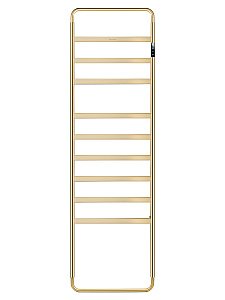 Полотенцесушитель электрический WONZON & WOGHAND DÜSSELDORF, Брашированное золото (WW-A204-BG) купить в интернет-магазине сантехники Sanbest