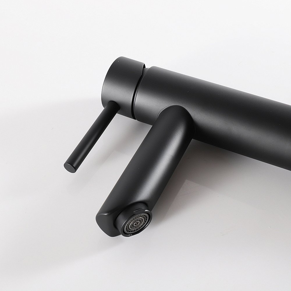 Смеситель для раковины Gid Berlin SS080-BM-K черный матовый купить в интернет-магазине сантехники Sanbest