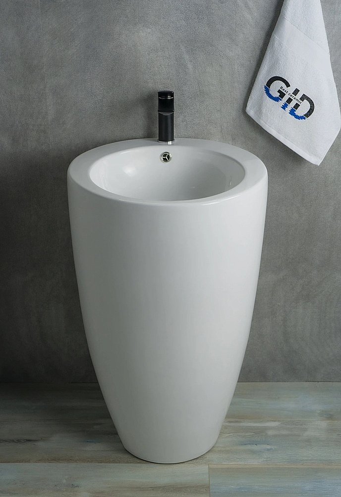 Раковина напольная Gid Autonomo 49 Nb133 81106 белая купить в интернет-магазине Sanbest