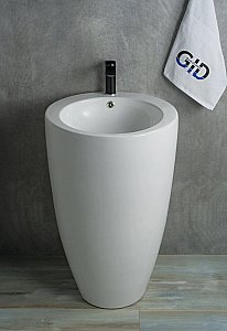 Раковина напольная Gid Autonomo 49 Nb133 81106 белая купить в интернет-магазине Sanbest