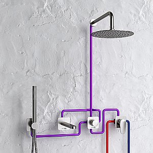 Душевая система WasserKRAFT Ems A7651.304.305.183.208.280.197.348 золото купить в интернет-магазине сантехники Sanbest