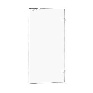 Шторка для ванны NEW TRENDY AVEXA WHITE EXK-2960-WP 50 купить в интернет-магазине Sanbest