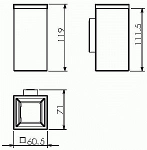 Стакан Langberger Vico 30011A купить в интернет-магазине сантехники Sanbest