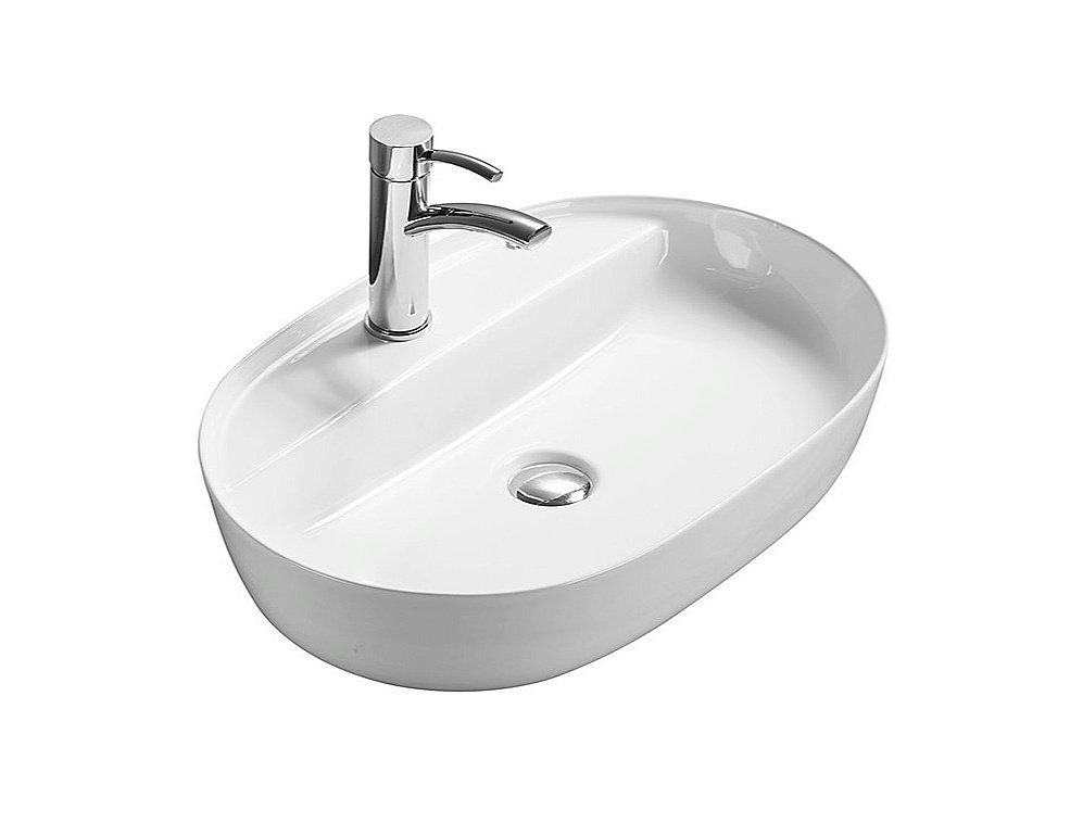 Раковина накладная SantiLine 62 SL-1082 белая купить в интернет-магазине Sanbest