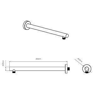 Душевая система Vincea VSFW-4212GM вороненая сталь купить в интернет-магазине сантехники Sanbest