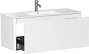 Тумба с раковиной Allen Brau Gravity 120 1.370015.WM белая матовая для ванной в интернет-магазине Sanbest
