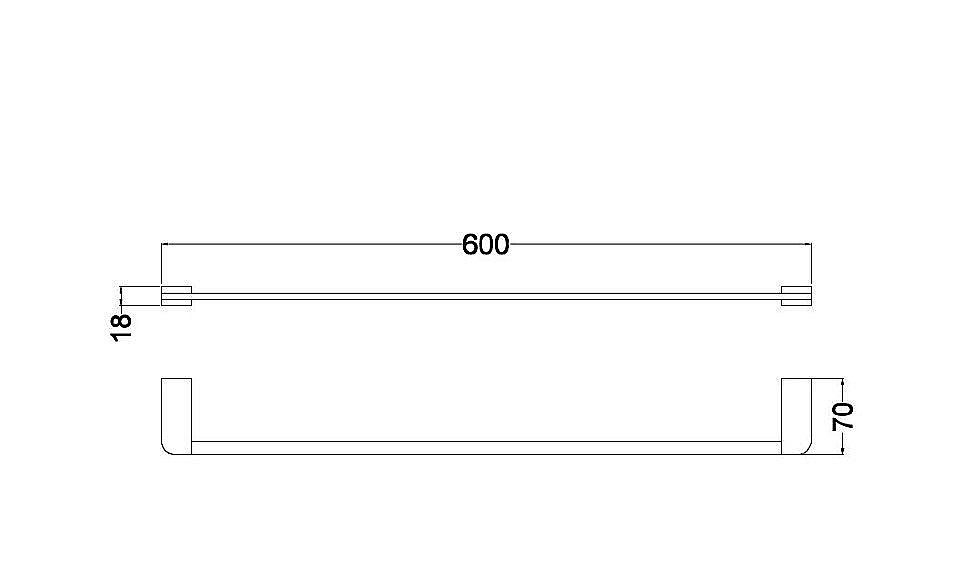 Полотенцедержатель Schein Allom 22811 хром купить в интернет-магазине сантехники Sanbest