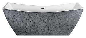 Ванна акриловая Lagard Issa lgd-issa-ts 178х75 белая,серебро купить в интернет-магазине Sanbest