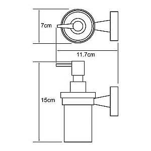 Диспенсер настенный WasserKRAFT Isen К-4099 купить в интернет-магазине сантехники Sanbest
