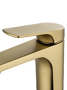 Смеситель для раковины WONZON & WOGHAND WW-A40492-BG золото брашированное купить в интернет-магазине сантехники Sanbest