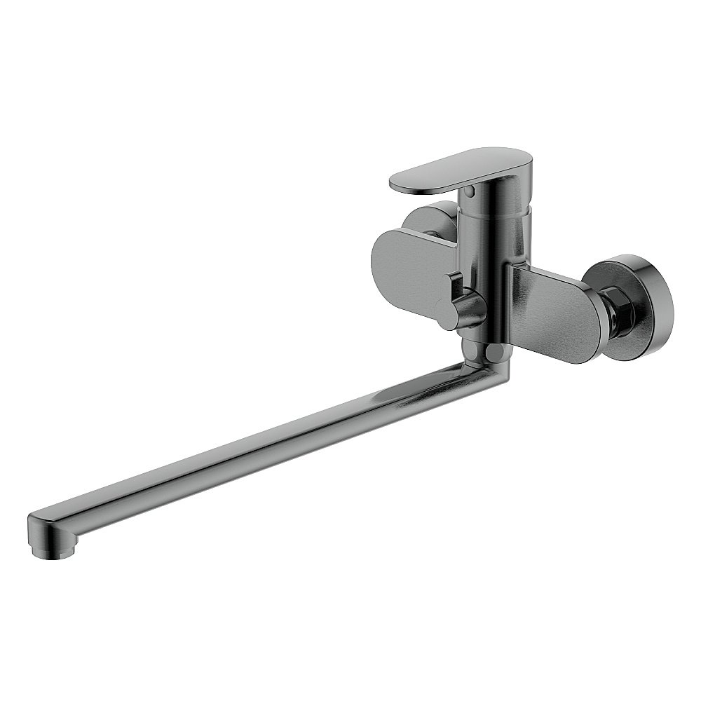 Cмеситель для ванны Aquatek Ника AQ1842BGM оружейная сталь купить в интернет-магазине сантехники Sanbest