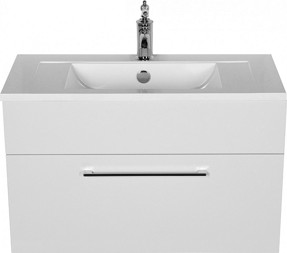 Тумба с раковиной De Aqua Кубика 167076 80 для ванной в интернет-магазине Sanbest