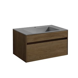 Тумба с раковиной Vincea Chiara 80 T.Oak для ванной в интернет-магазине Sanbest