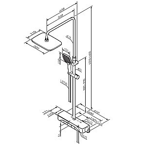 Душевая система AM.PM Func F078F200 хром купить в интернет-магазине сантехники Sanbest