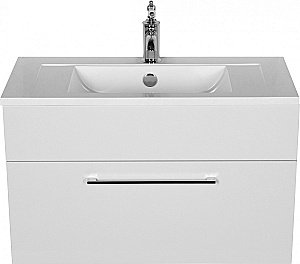 Тумба с раковиной De Aqua Кубика 167076 80 для ванной в интернет-магазине Sanbest