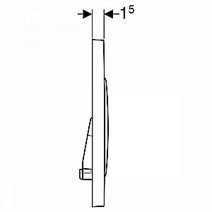 Кнопка для инсталляции Geberit Sigma 20 115.882.JT.1 купить в интернет-магазине сантехники Sanbest