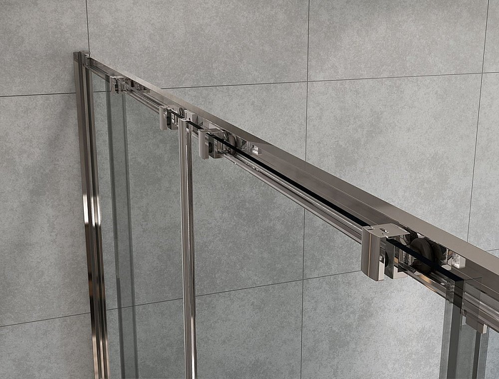 Душевой уголок Vincea GARDA VSR-1G21018CL 180x100 стекло прозрачное/профиль хром купить в интернет-магазине Sanbest