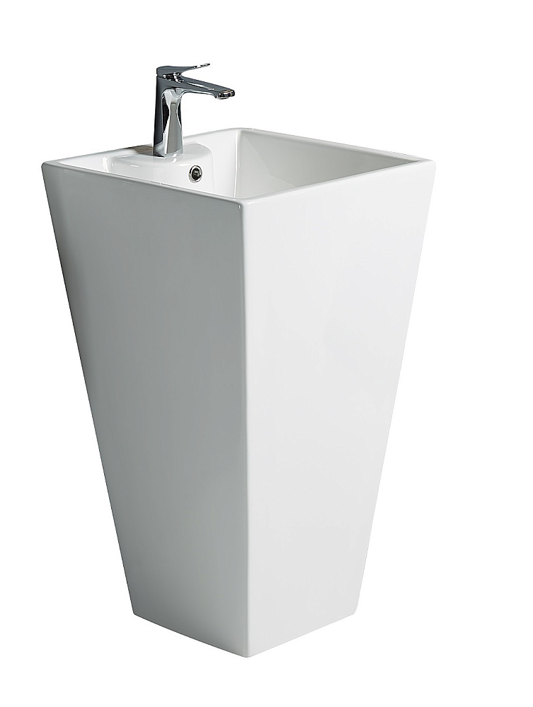 Раковина напольная WeltWasser Leerbach 10000013338 белая купить в интернет-магазине Sanbest