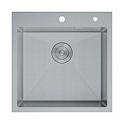 Кухонная мойка D&K 50х50 DKS505004 сатин купить в интернет-магазине сантехники Sanbest