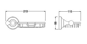 Мыльница Schein SAINE 7053009 хром купить в интернет-магазине сантехники Sanbest