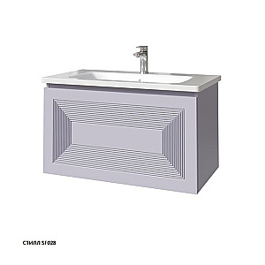 Тумба с раковиной Caprigo Modo-Quarta 80 с интегрированной ручкой, цвет на выбор для ванной в интернет-магазине Sanbest