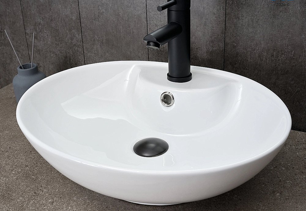 Раковина накладная Gid Lago 51 N9005 51206 белая купить в интернет-магазине Sanbest