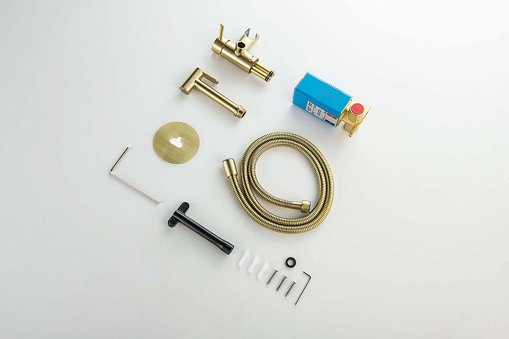 Гигиенический душ Aquatek Европа AQ1021BG золото шлифованное купить в интернет-магазине сантехники Sanbest