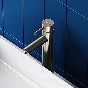 Смеситель для раковины Dorff Logic D3002102SS сталь купить в интернет-магазине сантехники Sanbest