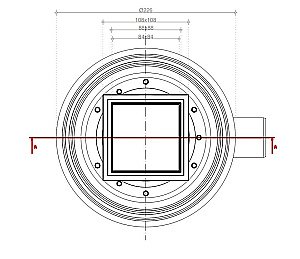 Душевой трап Pestan Confluo Standard 10х10 Plate 1 купить в интернет-магазине Sanbest