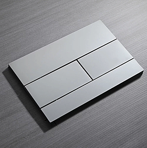 Кнопка для инсталляции Veconi Flush V7 FLV7-CM хром матовый купить в интернет-магазине сантехники Sanbest
