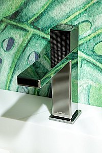 Смеситель для раковины Boheme Quad 159-SGM оружейная сталь купить в интернет-магазине сантехники Sanbest