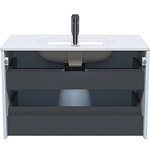 Тумба с раковиной Iddis Edifice 80 EDI80B0i95K голубая для ванной в интернет-магазине Sanbest