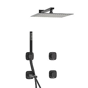 Душевая система WasserKRAFT Nuthe 9100 SET2850 черный Soft-touch матовый купить в интернет-магазине сантехники Sanbest