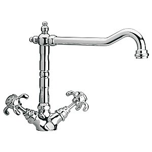 Смеситель для кухни PAINI Ornellaia 87CR570BKM хром купить в интернет-магазине сантехники Sanbest