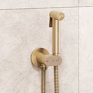 Гигиенический душ RGW Shower Panels SP-213Gb 581408213-06 золото брашированное купить в интернет-магазине сантехники Sanbest