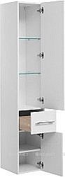 Шкаф-пенал Aquanet Августа 35 белый правый купить в интернет-магазине сантехники Sanbest