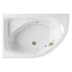 Ванна акриловая EXCELLENT Aquarella 170x110 SOFT бронза, левая купить в интернет-магазине сантехники Sanbest