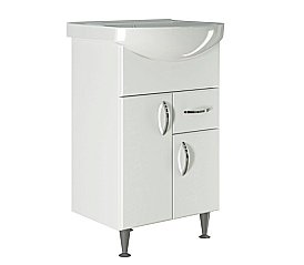 Тумба под раковину MIXLINE КОМФОРТ 525505 52 белая купить в интернет-магазине сантехники Sanbest