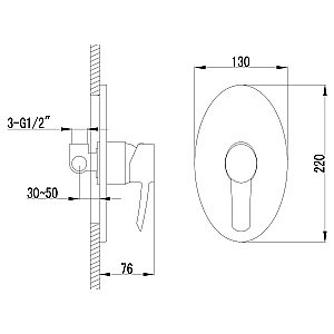 Гигиенический душ Lemark Atlantiss LM3219C купить в интернет-магазине сантехники Sanbest