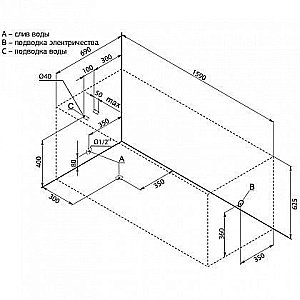 Акриловая ванна Aquanet West 160x70 205564 с к/с купить в интернет-магазине Sanbest