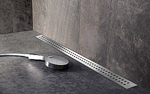 Душевой лоток Vincea Carmine 50 SAY.510.50.P.PITI хром купить в интернет-магазине Sanbest