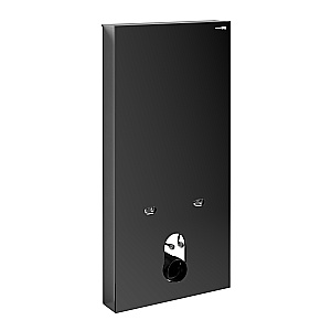 Инсталляция для биде со смесителем WasserKraft Naab 86BDT.050.BL.SQ2006 черная панель/смеситель черный Soft-touch купить в интернет-магазине сантехники Sanbest