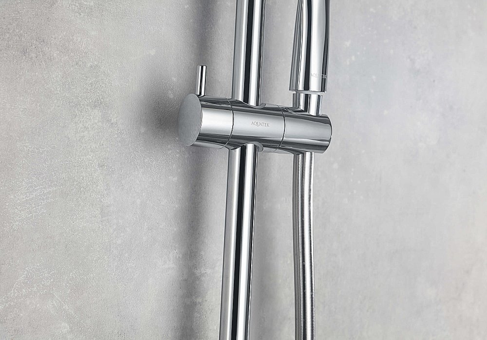 Душевая система Aquatek Вега AQ1074CR хром купить в интернет-магазине сантехники Sanbest