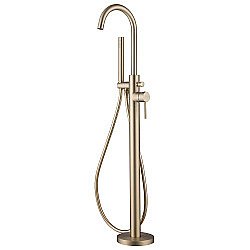 Смеситель для ванны Abber Wasser Kreis AF8115GN золото матовое купить в интернет-магазине сантехники Sanbest