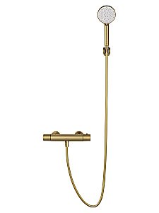 Смеситель для душа с термостатом WONZON & WOGHAND INN 6 WW-B2029-A-BG золото брашированное купить в интернет-магазине сантехники Sanbest