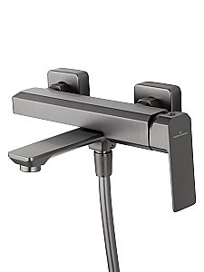 Смеситель для ванны с душем WONZON & WOGHAND DIAMOND, Темный графит (WW-88639011-BGM) купить в интернет-магазине сантехники Sanbest