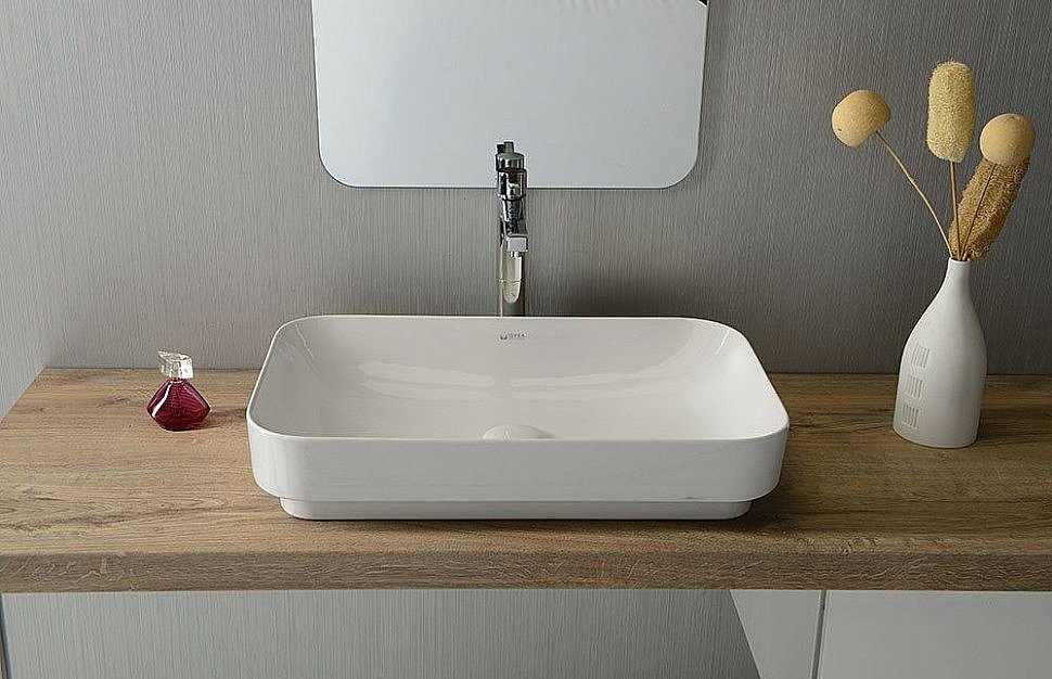 Раковина ISVEA Sott'Aqua 60 10SQ50060SV белая купить в интернет-магазине Sanbest