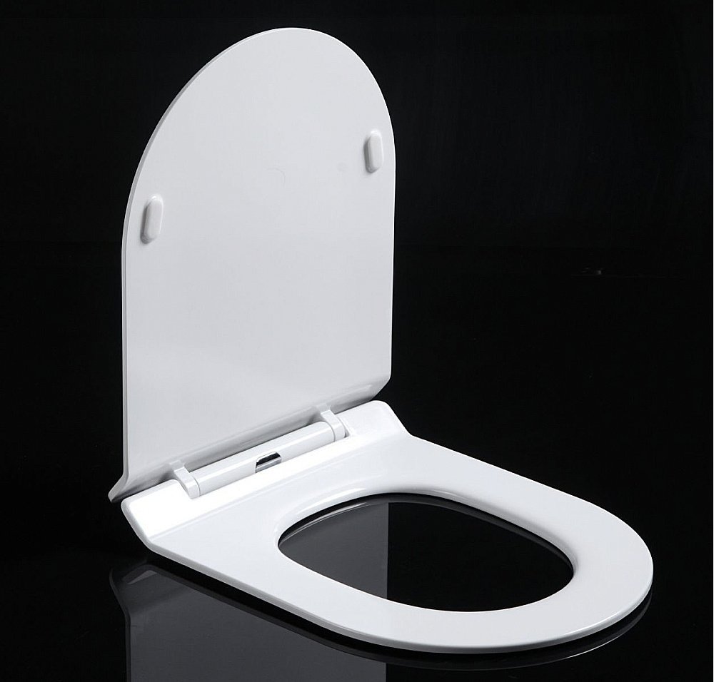 Унитаз подвесной Art&Max Ovale AM011CHR с сиденьем микролифит AM011SC белый, безободковый купить в интернет-магазине Sanbest