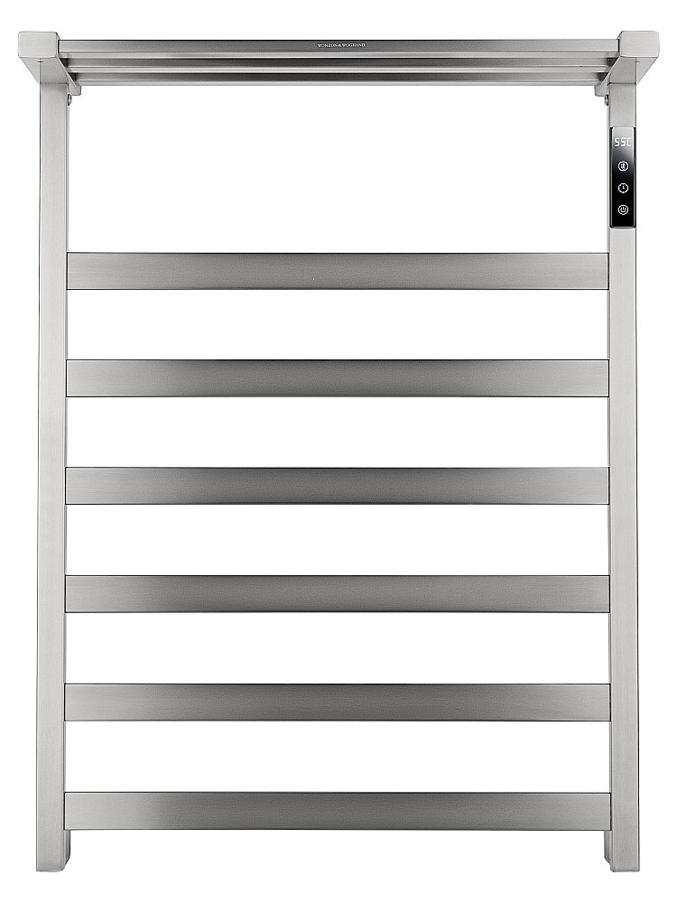 Полотенцесушитель электрический WONZON & WOGHAND FRANKFURT, Брашированный никель (WW-A1026-BR) купить в интернет-магазине сантехники Sanbest